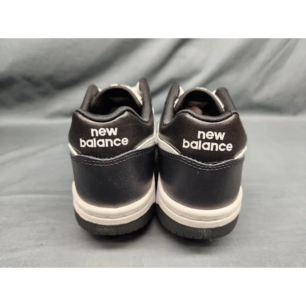 New Balance Boys 480 Sneakers GSB480BW Leather Black White Size 5.5 NEW NO BOX! - Picture 7 of 11